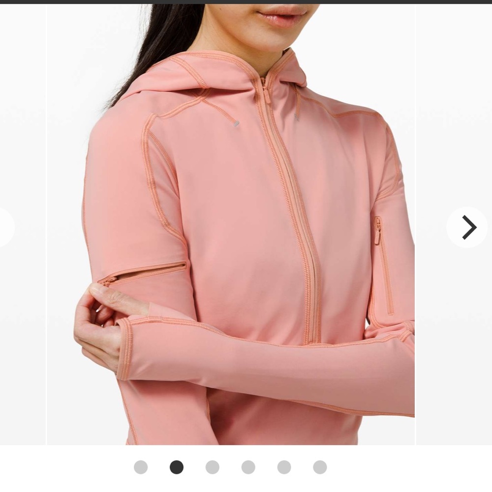 Lululemon pink pastel break a trail 1/2 zip hoodie - Picture 3 of 6